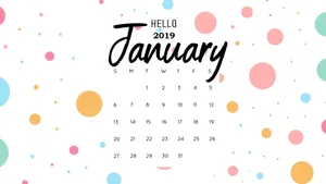 “welcome January! Embrace The Possibilities” Wallpaper