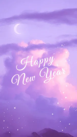 Welcome The New Year With Aesthetic Style Wallpaper