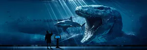 Welcome To Blue Jurassic World Wallpaper