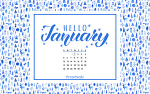 “welcome To January!” Wallpaper