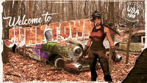 Welcome To Junk Town Renegade Raider Fortnite Wallpaper