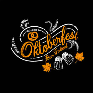 Welcome To Oktoberfest Calligraphy Wallpaper
