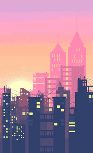 Welcome To Synthwave City. Wallpaper