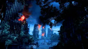 Welcome To The Ruins Of City. Wallpaper