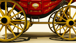 Wells Fargo Carriage Wheels Wallpaper