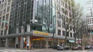 Wells Fargo Corporate Building Sign Wallpaper