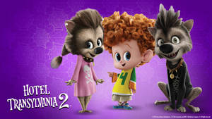 Werewolf Pups With Dennis From Hotel Transylvania 2 Wallpaper