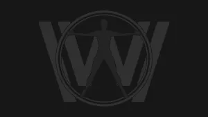Westworld Black Theme Emblem Wallpaper