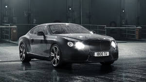 Wet Bentley Car Wallpaper