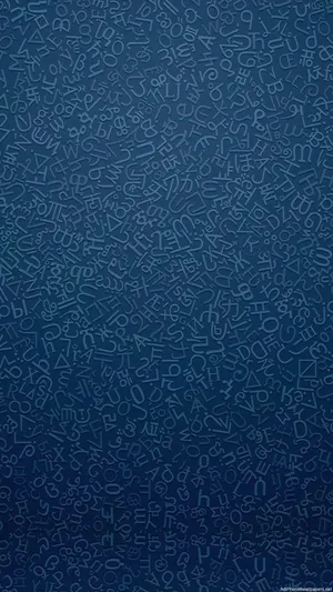 Whatsapp Chat Letters And Symbols Wallpaper