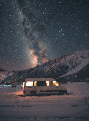 When You Adventure In Vans, The Possibilities Are Truly Endless Wallpaper