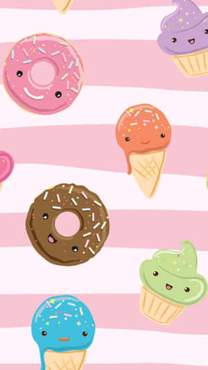 “whip Up Your Next Delicious Meal With Your Cute Food Iphone” Wallpaper