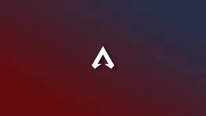 White Apex Legends Logo Gradient Background Wallpaper