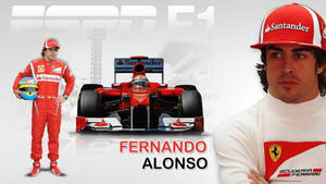 White Background Fernando Alonso Wallpaper