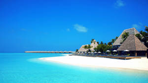 White Beach Resort Maldives Wallpaper