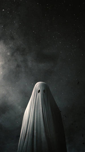 White Blanket Ghost Aesthetic Wallpaper