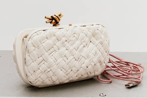 White Bottega Veneta Purse Wallpaper