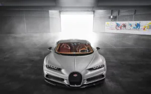 White Bugatti Chiron 4k Wallpaper