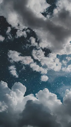 White Clouds Aesthetic Iphone 11 Wallpaper