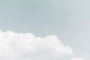 White Clouds In A Blue Sky Wallpaper