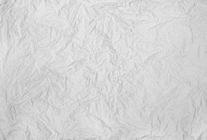 White Crumpled Paper Appearance Wallpaper