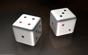 White Dice Reflections.jpg Wallpaper