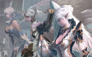White Hair Lineage Wallpaper