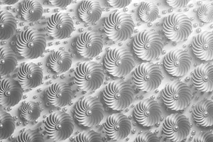 White Hd 3d Flower Texture Wallpaper