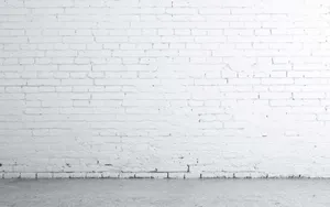 White Hd Brick Wall Wallpaper