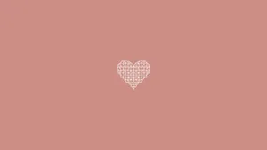White Lace Aesthetic Heart Wallpaper