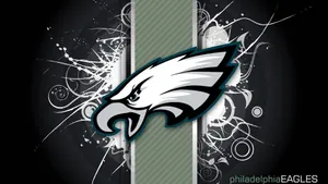 White Logo Of Philadelphia Eagles Wallpaper