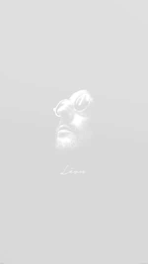 White Minimalist Lennon Iphone Wallpaper