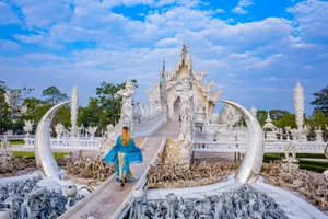 White Temple In Chiang Rai. Wallpaper