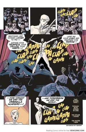 White Violin From The Umbrella Academy Wallpaper