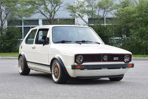 White Volkswagen Golf Gti Mk1 Wallpaper