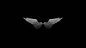 White Wings Black Mac Wallpaper