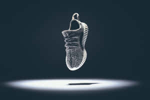 White Yeezy Shoe Shining Wallpaper