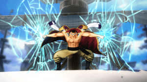 Whitebeard, The Powerful Pirate From One Piece, In Magnificent Display Wallpaper