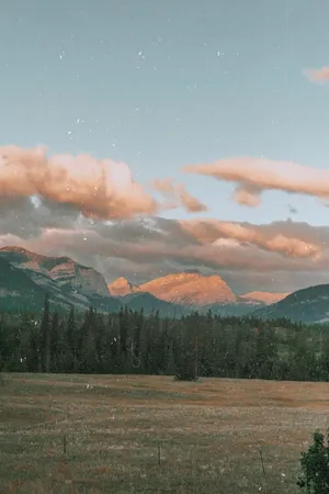 Wide Clearing With Sky Nature Aesthetic Phone Wallpaper