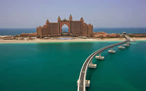 Wide Ocean In Atlantis Resort Wallpaper