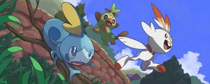 Widescreen Pokemon Sword And Shield Anime Wallpaper