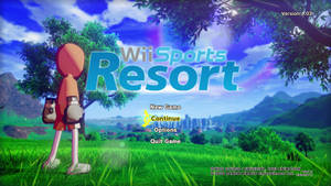 Wii Sports Resort Game Menu Wallpaper