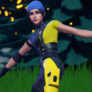 Wildcat Fortnite On Grass Wallpaper