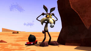 Wile E Coyote Planted A Bomb Wallpaper