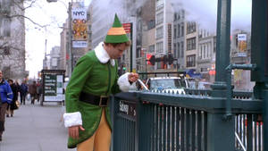 Will Ferrell Stars In The Classic 2003 Holiday Comedy Elf Wallpaper