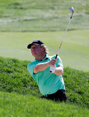 William Mcgirt Swinging Golf Club Wallpaper