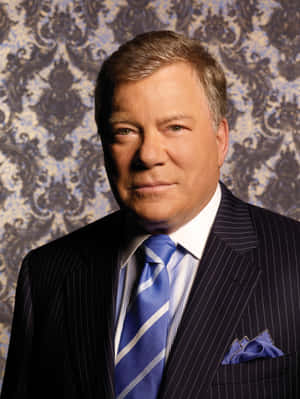 William Shatner Poses For A Professional Portrait Wallpaper