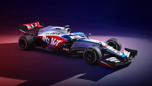 Williams F1 Car In A Dark Room Wallpaper