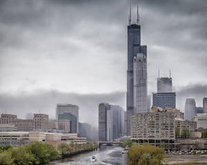 Willis Tower Skyscraper Chicago Wallpaper