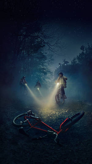 Will’s Bike Stranger Things Phone Wallpaper